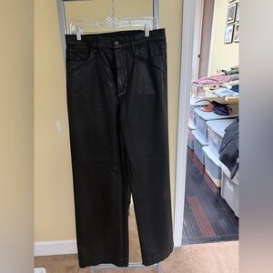 Elegant Black Wide-Leg Jeans